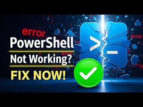 Fix Powershell Has Stopped Working Windows 11 Windows Powershell Not Opening As Administrator