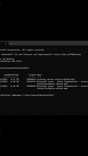Use ROBOCOPY to copy from directory to directory | VirtualTechBytes