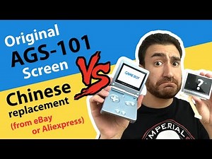 AGS-101 Original Screen VS Chinese Replacement (eBay & Aliexpress) - Which is better? Comparison!
