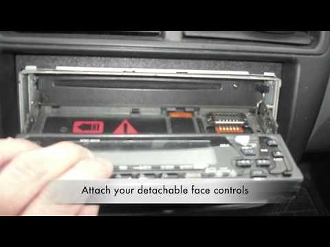 Installing Car CD Player Audio Deck