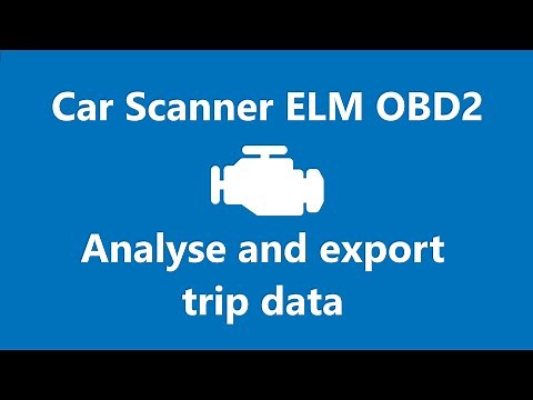 Analyse and export data 📱 Car Scanner Elm Obd2 app (Car Scanner PRO) CarScanner.info #CarScanner