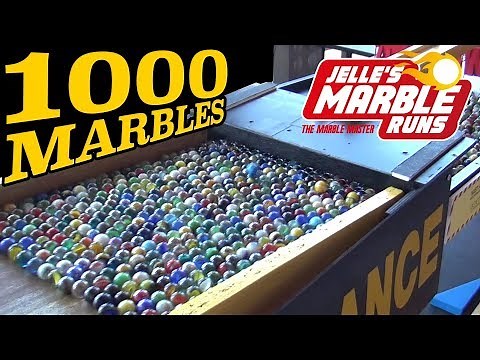 Big Marble Machine with 1000 marbles!