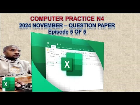COMPUTER PRACTICE N4 - 2024 NOVEMBER EXAM - QUESTION PAPER