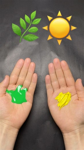 Color Mixing Yellow and Green 💛💚#colormixing #colors #mixingcolors