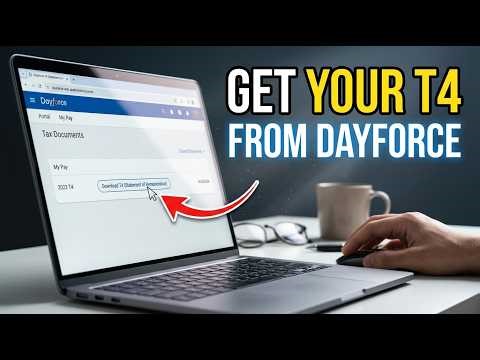 How to Get T4 from Dayforce | Dayforce T4 Slip | How to Access T4 on Dayforce