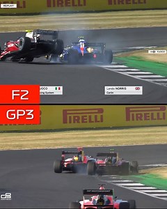 239K views · 1.7K reactions | TOP: Norris and Fuoco make contact in F2  BOTTOM: Hughest and Kari come to blows in GP3  | F1 | Facebook