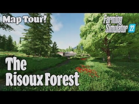 “THE RISOUX FOREST“ FS22 MAP TOUR! NEW MOD MAP | Farming Simulator 22 (Review) PS5.