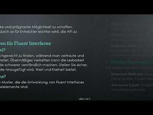 Tipps zur Erstellung von Fluent Interfaces in C# 3: Wichtige Erkenntnisse und bewährte Praktiken