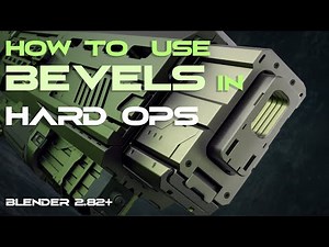Quick guide to understanding bevels in HARD OPS