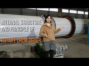 Internal structure and principle of rotary drum dryer