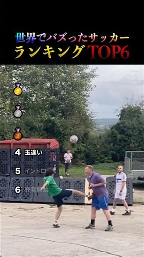 世界でバズったサッカーランキングTOP6まとめ