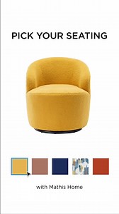 Find your pop of color at Mathis Home, your Furniture Superstore! Shop our large selection of accent chairs for every room in your home. | Mathis Home