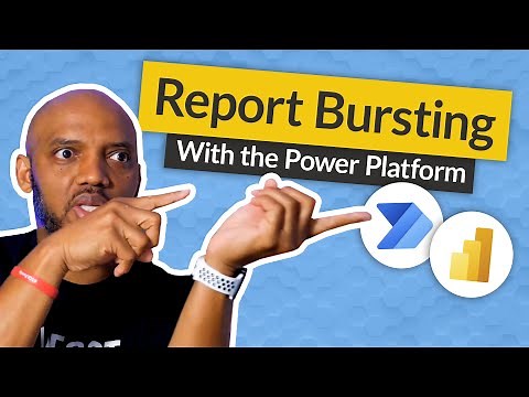 Report BURSTING with the Power Platform