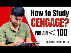 💯 How To Self-Study CENGAGE Maths? || JEE 2024