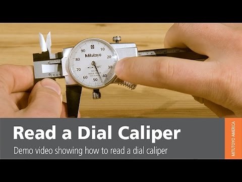 How To Read A Mitutoyo Dial Caliper