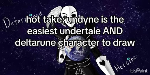 Undyne Speedpaint: Easiest Undertale Character to Draw