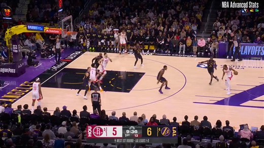 Look at how much ground Rui covers on this possession-Switches to KD-Bumps down to Sengun-Rotates to the corner and gets deflectionTimely rotations again and again