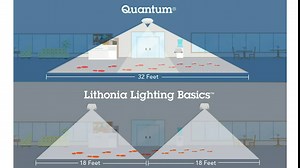 Lithonia Lighting EXR LED M6 LED 0.8 watts, Red Contractor Select Red Thermoplastic Exit Sign