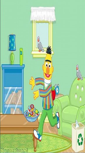 Sesame Street - Bert in Pigeon Trouble - flash game