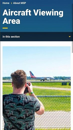 MSP AIRCRAFT VIEWING AREA - THIS IS WHERE YOU GO TO SPOT AIRCRAFTS IN MINNEAPOLIS ‪@MSPIntlAirport‬