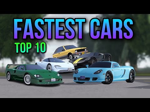 TOP 10 FASTEST CARS IN GREENVILLE! (Greenville Roblox)