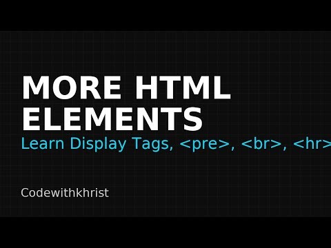 Class 7: More HTML Elements Explained | Display, Nested & Empty Elements for Beginners