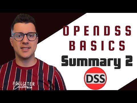 3 - [En] OpenDSS Basics | Summary Part 2