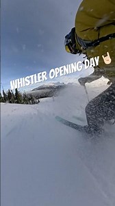 Whistler Opening day 2025/2026 🤘🏻 #whistler #openingday