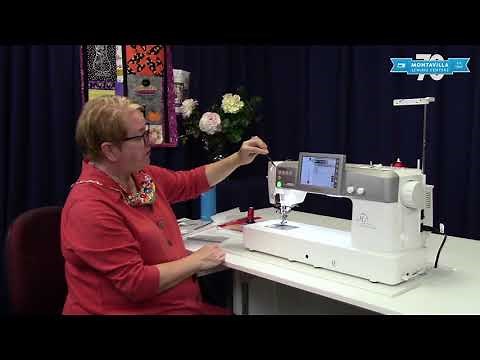 Janome Continental M7 Threading & Bobbin Winding - Montavilla Sewing
