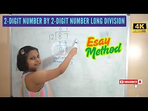 2-Digit Number by 2-Digit Number Long Division | How to Divide by a Two‐Digit Number? | Easy Method