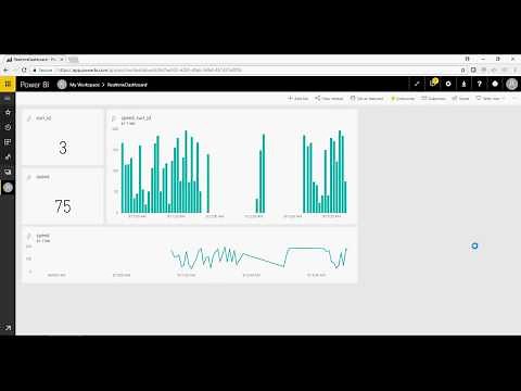 Power BI Streaming Real Time Dashboards in 10 minutes - DIY -40-of-50