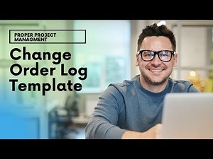 How To Create A Change Order Log Template
