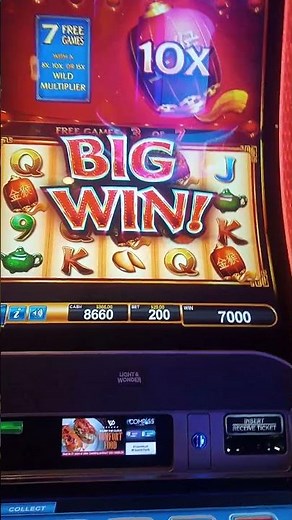 Free games on $20 bet! #Jackpot #Casino