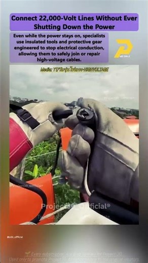 Connecting Live 22,000-Volt Power Lines: How Linemen Do the Impossible