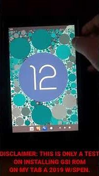 Samsung Galaxy Tab A 8.0 with S-pen 2019 TEST❗️Install lineageOS 19.1 based on Android 12 using TWRP