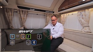 Swift Group Caravans come with the amazing feature, Swift Command. Is this your first time using Swift Command? Or are you have and difficulty using its features? Well we are on hand to guide you through how to connect it to your smart phone and to make the most of it. Take a look now at this short video that explains everything to you. Should you have anymore questions please get in touch on here and we would be more than happy to assist you. We hope you enjoy our latest “how to” video, should 