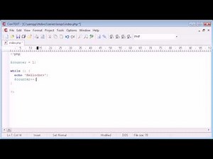 Beginner PHP Tutorial - 25 - while Loop