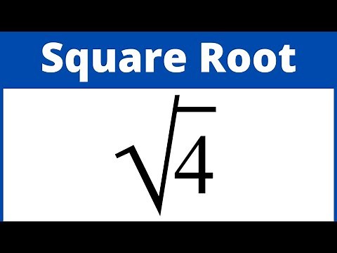 Square root of 4 using factor tree