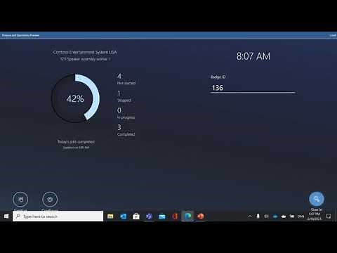 Production Floor Execution Interface in Dynamics 365 Supply Chain Management