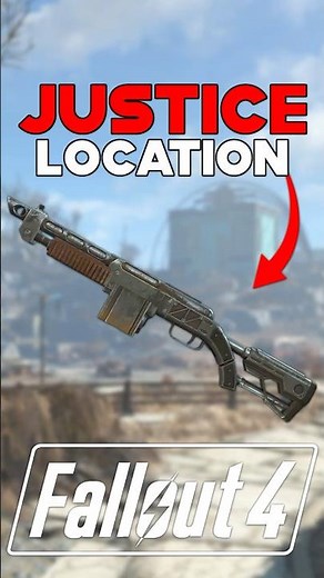 JUSTICE SECRET LEGENDARY SHOTGUN LOCATION IN FALLOUT 4