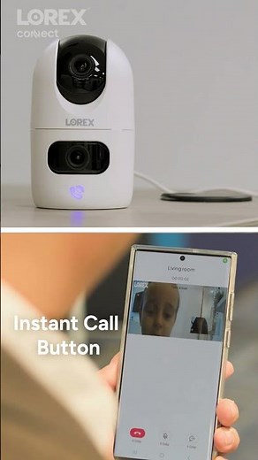 Lorex Connect 2K Dual-Lens Indoor Camera