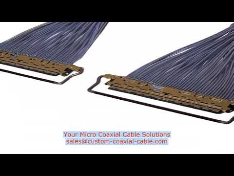 Iso 13485 40 Pin Connector For Inspection Camera I-PEX 20374-R10E-31-S micro coax cable assemblies l