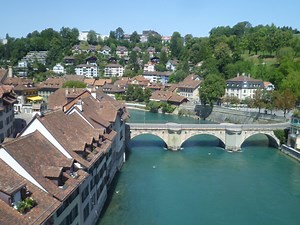 Floating down a Swiss river in Bern - Tiny Travelogue