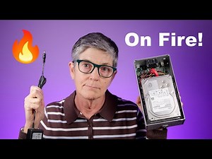 🔥 My backup hard drive caught on fire!