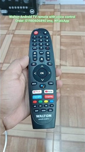 Walton Android TV remote with voice control | original Walton Android TV remote | #tvremote #shorts