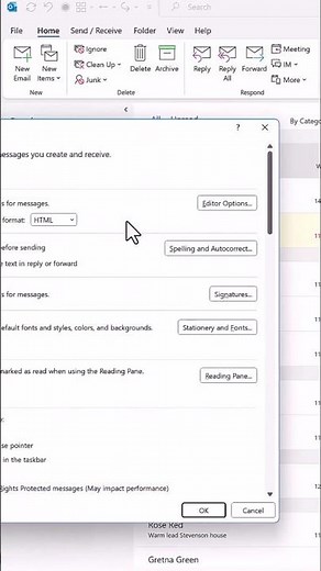 Easy Trick To Change Default Font In Outlook!