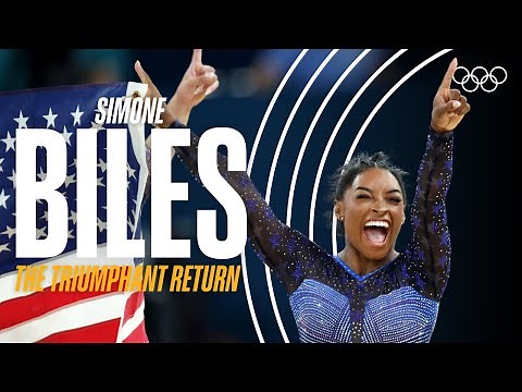 Back and Better Than Ever! 🥇💥 Simone Biles at #Paris2024 | Athlete Highlights