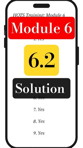 Module 6 self assessment 6.2 solution