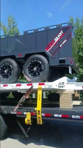 a trailer hauling a trailer hauling a trailer. 🤣