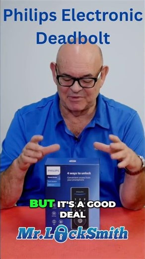 Philips Electronic Deadbolt: Auto-Lock, App, Fingerprint!
